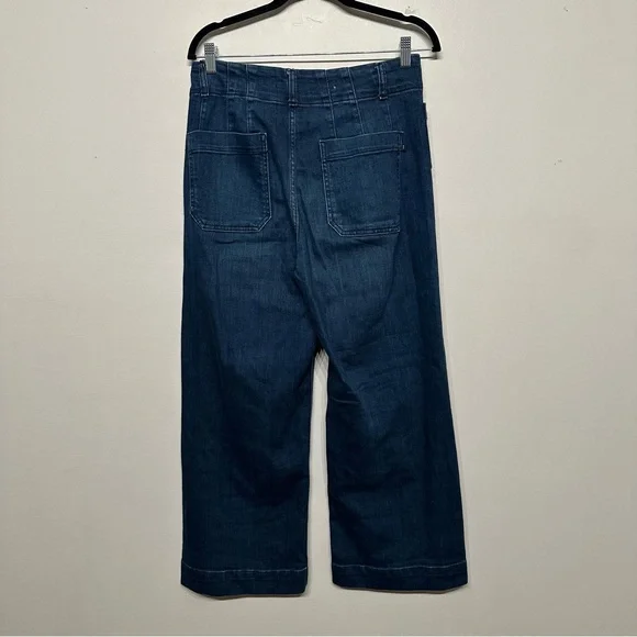Pilcro Anthropologie The Skippy Wide Leg Sailor Jeans 29 - Picture 5 of 8